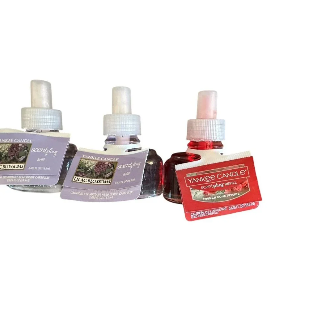 Yankee Candle Lilac Blossoms French Country Scent Plug‎ Diffuser Refills Lot NEW